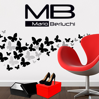 Рекламная INDOOR кампания для обувного бренда MarioBerluchi.