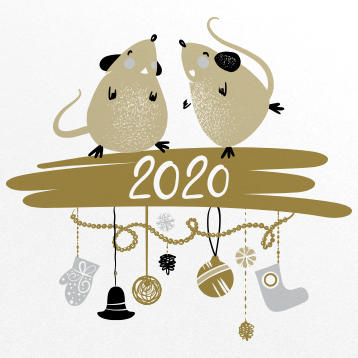 Новогодняя кампания 2020 от креативного агентства LASHKO.