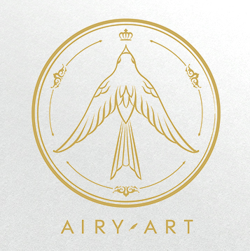 Создание логотипа. Реализованный проект креативного агентства LASHKO - Логотип Airy Art. Производство фарфоровой посуды.